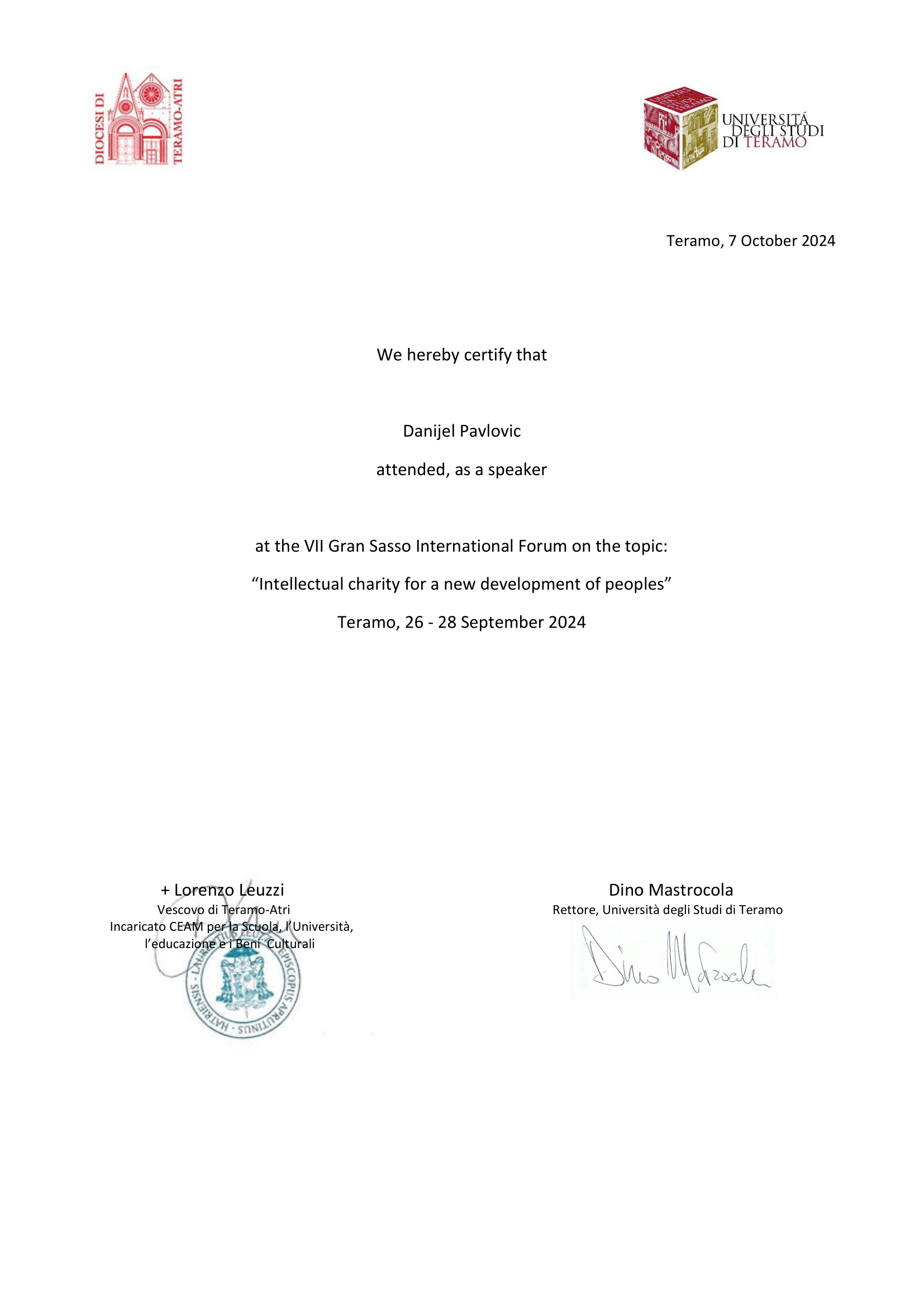 Prof. dr Danijel Pavlović na svetskim događajima povodom obeležavanja Svetskog dana turizma 2024.